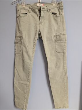 CAbi Light Olive Cargo Jeans